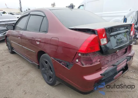 2005 Honda Civic Ex/Ex Se из США, поврежденный, VIN 2HGES25715H575665